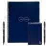 Rocketbook Everlast Reusable Notebook Letter and Mini Bundle – Midnight Blue