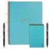 Rocketbook Everlast Reusable Notebook Letter and Mini Bundle – Neptune Teal