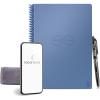 Rocketbook Core Reusable Spiral Notebook, Executive Size 6×8.8, Steel Blue – Dotted Pages, App-Connected, Erasable, Durable Cover, Ideal for School, Work, and Creative Projects