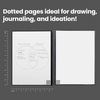 Rocketbook Core Reusable Spiral Notebook, Letter Size 8.5×11, Flow State – Dotted Pages, App-Connected, Erasable, Durable Cover, Ideal for School, Work, and Creative Projects