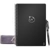 imageRocketbook Panda Planner  Agenda scolaire journalier rutilisable avec 1 stylo Pilot Frixion et 1 chiffon en microfibre inclus  Couverture noire format A5